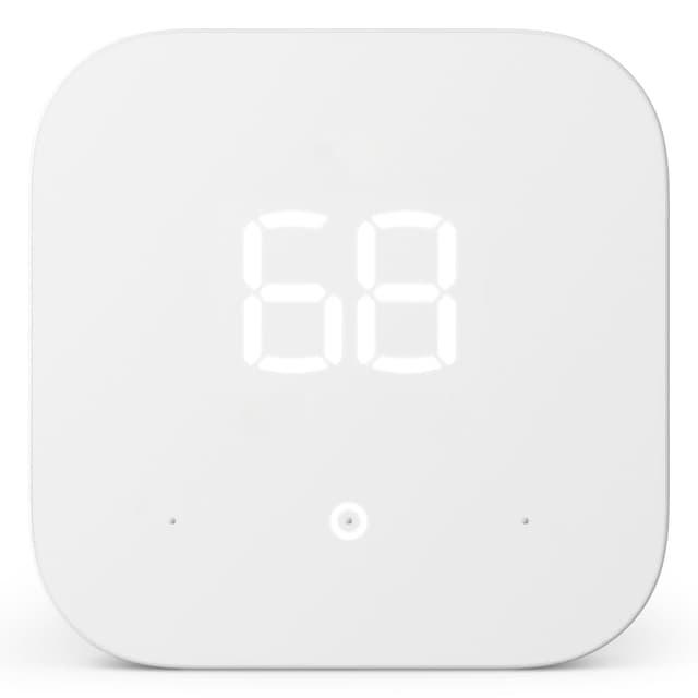 Amazon Smart Thermostat – Save money and energy - Works with Alexa and Ring - C-wire required