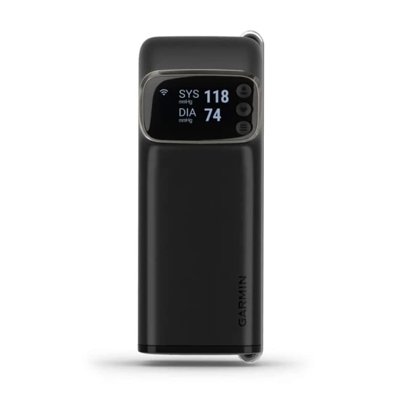 Garmin Index™ BPM, Smart Blood Pressure Monitor, FDA-Cleared Medical Device, Easy-to-Use with Built-in Display Adjustable