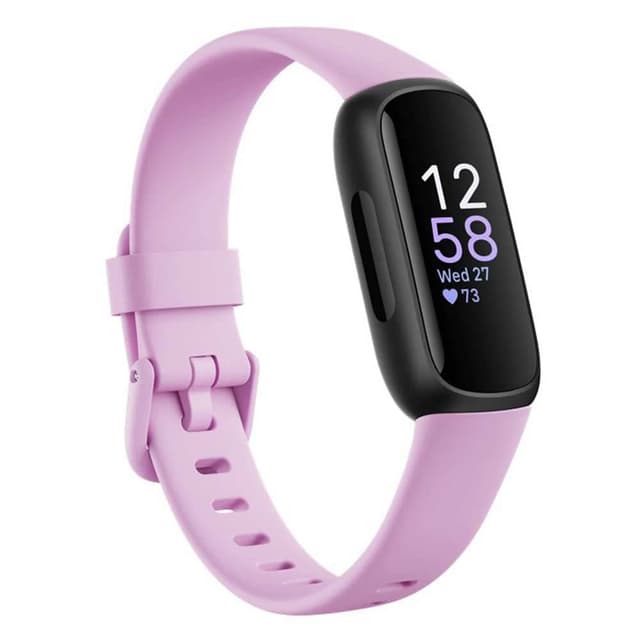 Fitbit Inspire 3 Fitness Tracker – Advanced Health Insights with Stress Management, Workout Intensity & Sleep Tracking, 24/7 Heart Rate, Includes Small and Large Classic Bands (Lilac Bliss/Black)