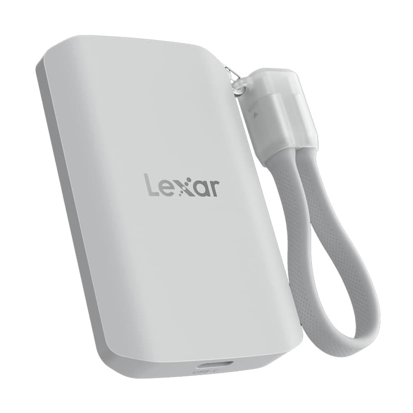 Lexar 2TB ES5 Magnetic External SSD, Up to 2000MB/s, Compatible w/MagSafe, USB-C Smartphones, iPhone 15/16 or Above, PC, Mac, Supports Apple ProRes & Samsung Pro Video, Silver (LES5XXX002T-RNWNU)