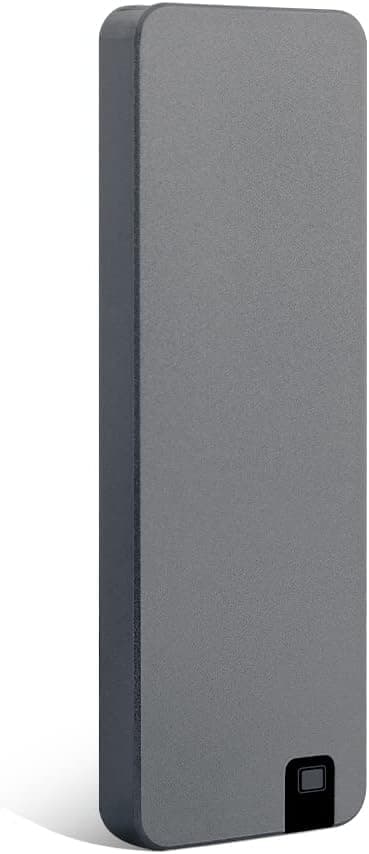 Portable Aluminum External SSD 2TB – USB-C & USB-A 3.2 Gen 2, Up to 500MB/s, Waterproof, Dustproof (IP68), Shockproof, Pressure-Resistant Solid State Drive