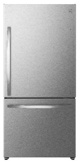 Kenmore 31" Bottom Freezer Refrigerator - Ice Maker, Adjustable Shelving, Crispers Drawers, LED Lighting, ENERGY STAR Certified, 22.3 cu. ft. Capacity, Fingerprint Resistant Stainless Steel