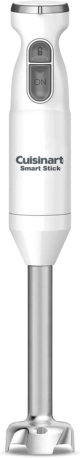 Cuisinart Smart Stick Two-Speed Hand Blender, Powerful Immersion Blender with 300-Watt Motor Blends Shakes, Smoothies, Puree, Baby Food, Soups & Sauces, CSB-175P1, White