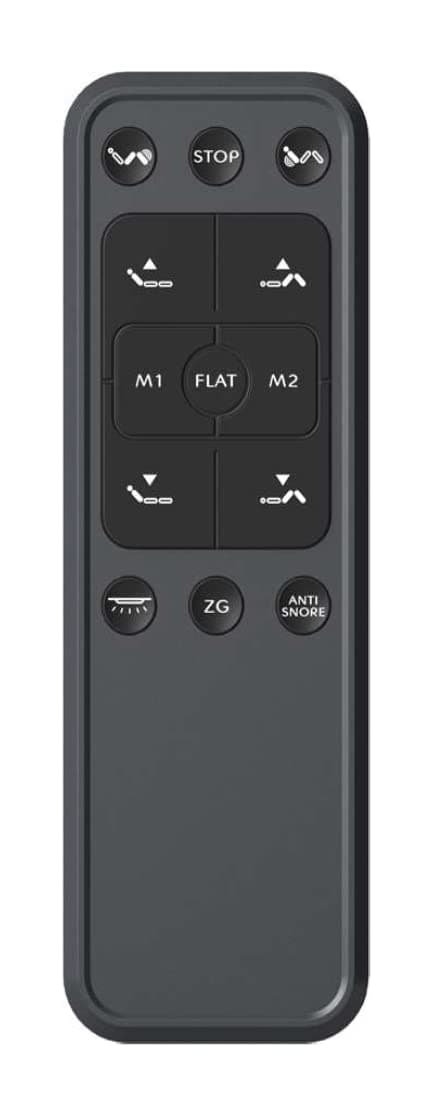 Irvine Home Collection Replacement Remote for FS200 and AQ200 Series Adjustable Bed Base for Irvine Home Collection