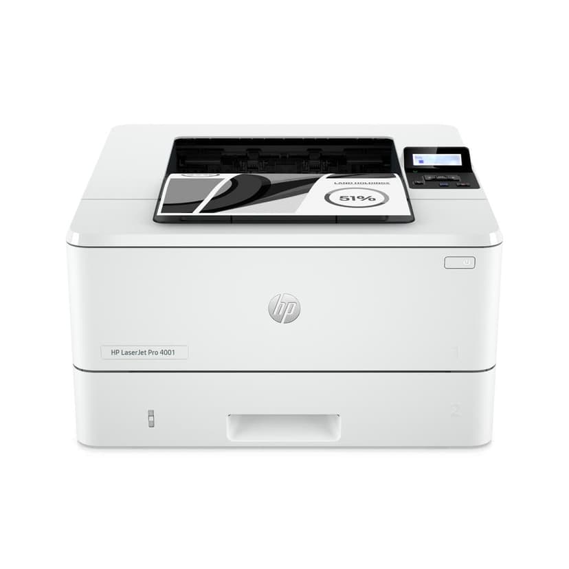 HP Laserjet Pro 4001dw Wireless Black & White Printer, Best-for-Office (2Z601F)