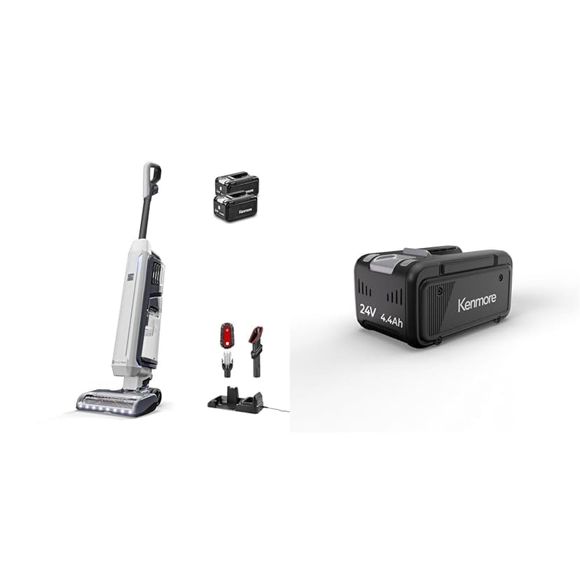 Kenmore CU7005 24V Cordless Brushless Upright Vacuum Lift-Up Carpet Cleaner KB5001 24V Lithium-Ion Battery