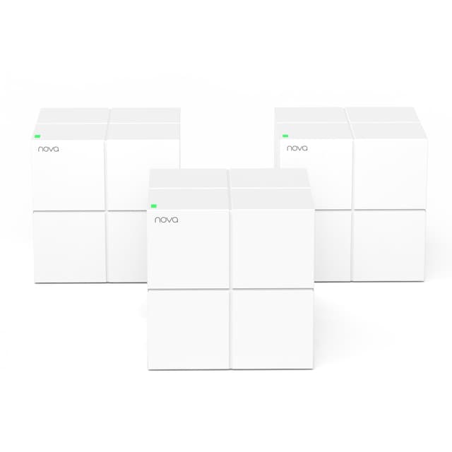 Tenda Nova Mesh WiFi System MW6 - Covers up to 4-6 Bedroom Houses- AC1200 Whole Home WiFi Mesh System - Gigabit Dual-Band Mesh Network - Replaces Wireless Router and WiFi Extender - 3-Pack