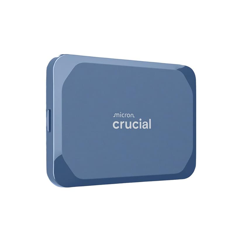 Crucial X10 2TB Portable SSD, Up to 2,100MB/s, USB 3.2 USB-C, External Solid State Drive, Compatible with Windows, Mac & Android, Durable Storage for Games, Photos & Files, Blue - CT2000X10SSD9-02