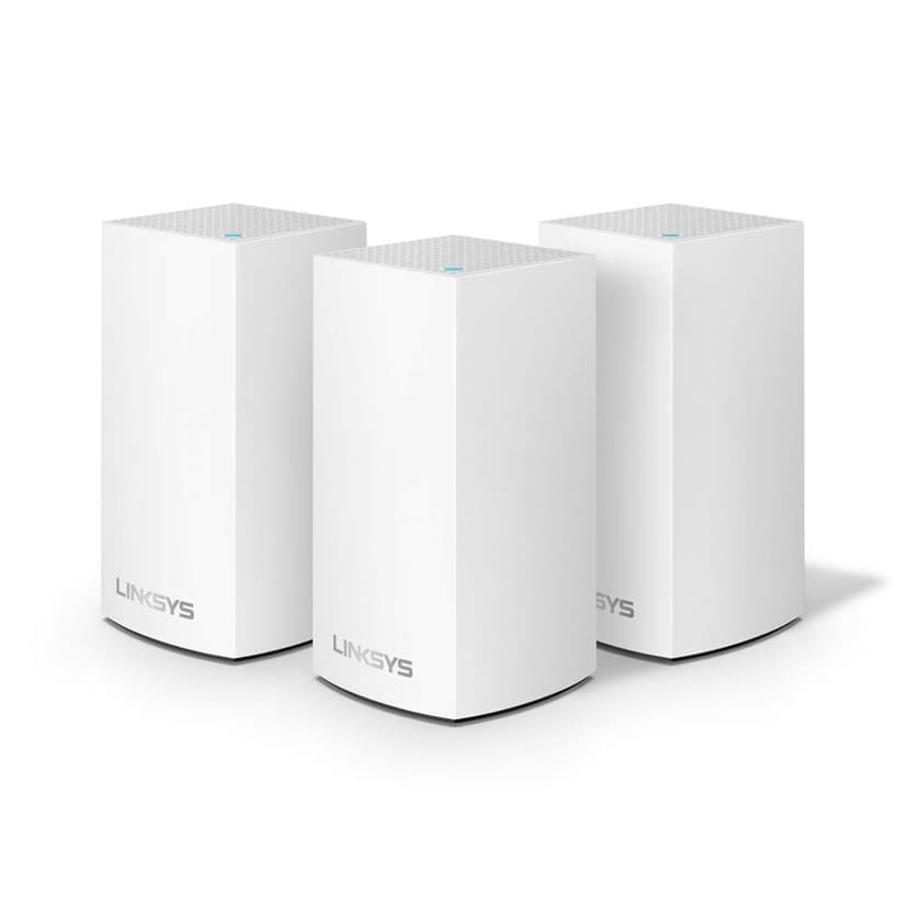 Linksys WHW0103-RM2 AC1300 Velop - Dual-band Intelligent Mesh Wifi 5 System 3-pack White (Renewed)