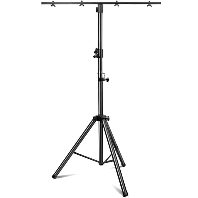 Bloazzup DJ Lights Stand 41-95 Inch, Heavy Duty DJ Stand 1 Pack, Portable Par Can Tripod Stage Light Stand Adjustable Height, DJ Lighting T Bar Suitable for Stages, Bar, Banquet, Party