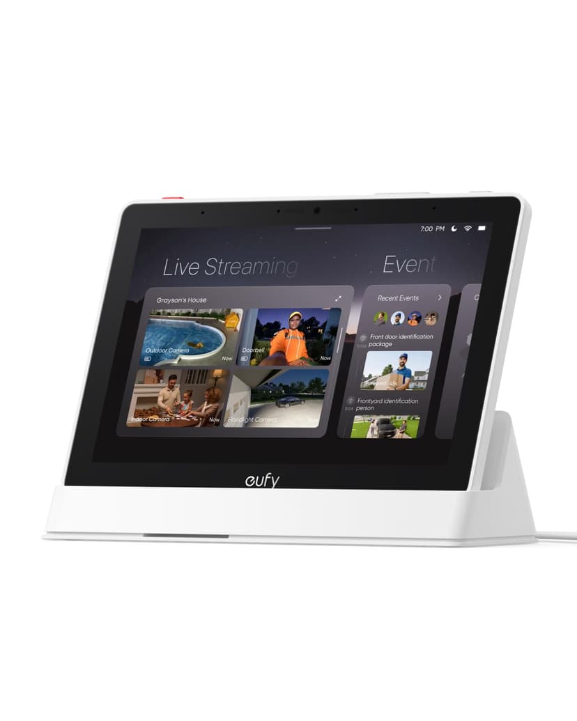 eufy Security eufy Smart Display E10, Smart Home Hub, 8" Control Panel, Compatible Devices, Four Views on One Screen, Instant Door Alerts, Daily Event Reports, One Tap Control