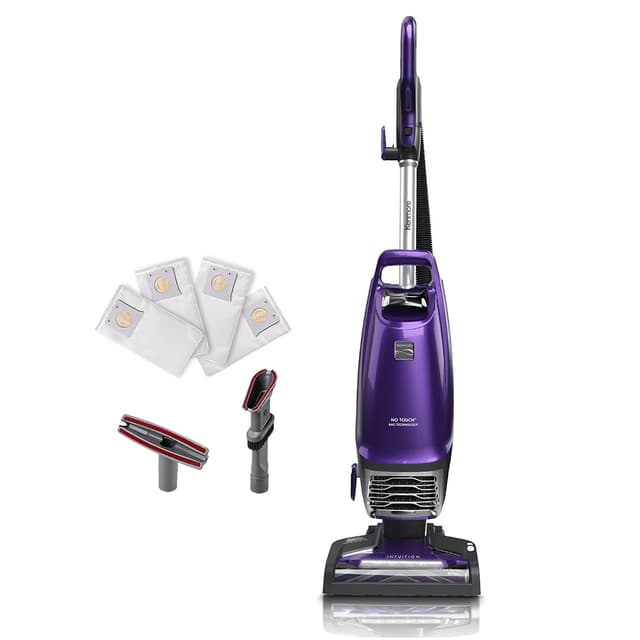 Kenmore BU4018 Intuition Bagged Upright Vacuum Lift-Up Carpet Cleaner 2-Motor Power Suction with HEPA Filter,3-in-1 Combination, Upholstery Tool for Hardwood Floor, Pet Hair, Purple