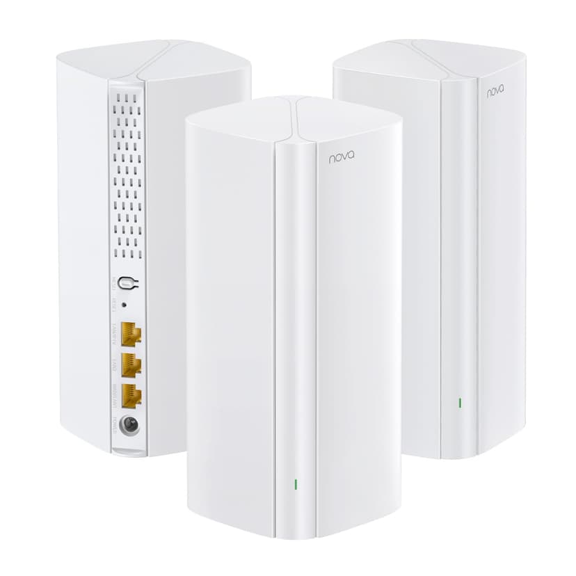 Tenda AX3000 WiFi 6 Mesh System Nova MX12– Whole Home Mesh WiFi Coverage up to 7,000 sq. ft., Dual-Band WiFi Mesh Network for 160+ Devices, Fast & Stable, Replaces Wireless Router (3-Pack)