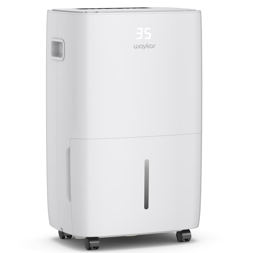 Waykar 130 Pints 6,500 Sq. Ft Dehumidifier with Drain Hose for Commercial and Industrial Large Rooms, Warehouses, Storages, Home, Basements and Bedroom with 2.04 Gal Water Tank