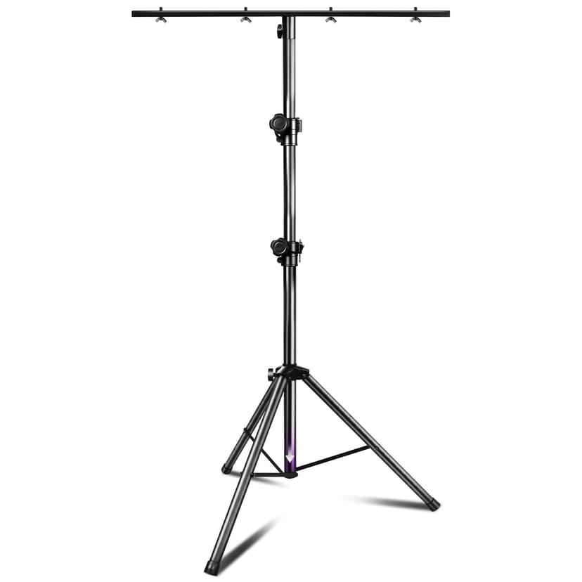 Bloazzup DJ Light Stand for Par Lights, 48.8-114.1 inches Protable Tripod DJ Stand for Stage, Bar, Banquet, Party
