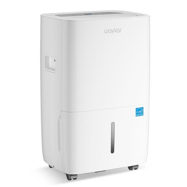 Waykar 80 Pints 2025 Energy Star Dehumidifier for Spaces up to 5,000 Sq. Ft for Basement and Home, Large Room with Drain Hose and 1.14 Gallons Water Tank