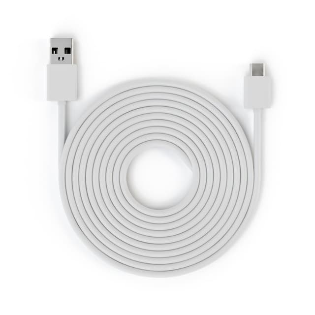 Blink Three-Meter Indoor Power Cable for Mini 2, Mini 2K+, Blink Arc and Blink Arc 2K+ (White)