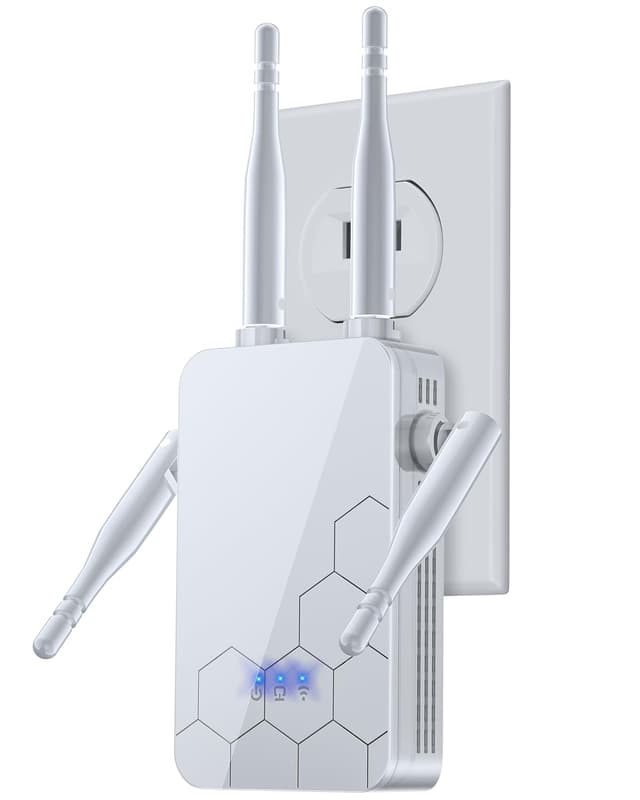 2026 WiFi Extender Internet Booster, Repeater Wireless Routers Amplifier, Mesh Wi-Fi 80% Faster | Broader Than Ever, Support More Network Devices at Home
