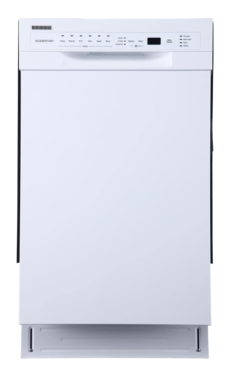 EdgeStar BIDW1802WH 18 Inch Wide 8 Place Setting Built-In Dishwasher