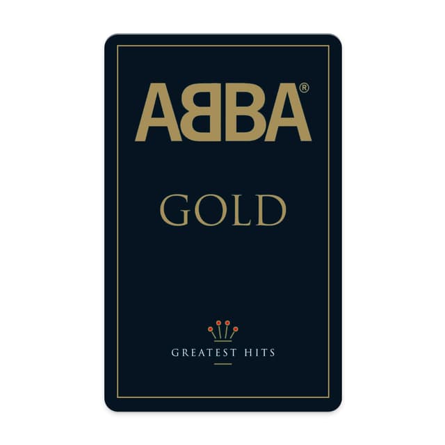 Yoto ABBA Gold - Kids Audio Card for Use with Player & Mini All–in–1 Audio Player, Screen–Free Listening with Fun Festive Music for Playtime Travel & Holiday Parties, All Ages