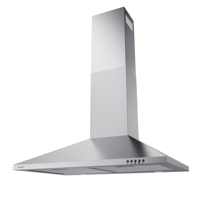 Hermitlux Range Hood 30 inch Stainless Steel, Wall Mount Vent Hood for Kitchen with Charcoal Filter, Ducted/Ductless Convertible
