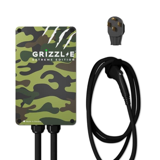 Grizzl-E Classic, Level 2 240V / 40A Electric Vehicle (EV) Charger, UL Certified, Metal Case Enclosure, Indoor/Outdoor Electric Car Fast Wall Charging Station, NEMA 14-50 Plug, Extreme Edition