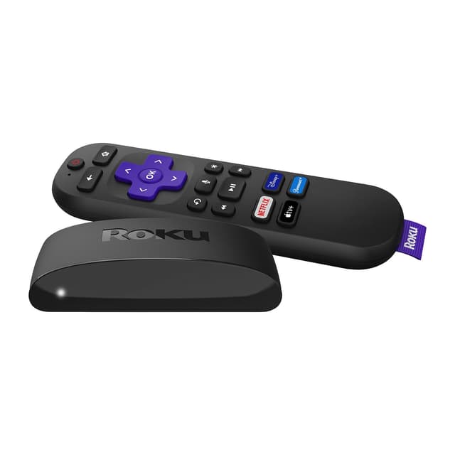Roku Express 4K+ | HD/4K/HDR Streaming Device with Voice Remote, TV Controls, Fast Wi-Fi, Premium HDMI Cable, and Easy Setup