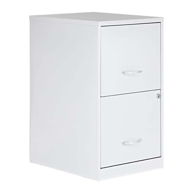 NuSparc 2 Drawer Locking Filing Cabinet | Pre-Assembled Steel Construction | Space-Saving Design is Perfect for Home and Small Office | Letter-Size | Assembled in North America
