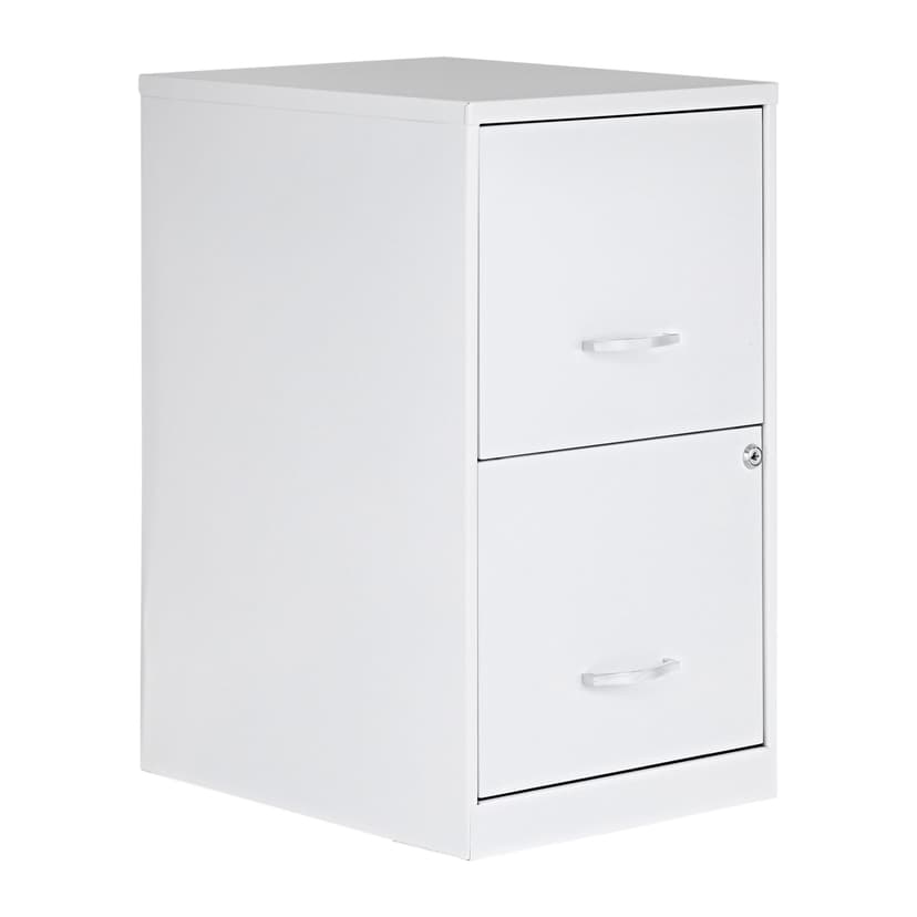 NuSparc 2 Drawer Locking Filing Cabinet | Pre-Assembled Steel Construction | Space-Saving Design is Perfect for Home and Small Office | Letter-Size | Assembled in North America