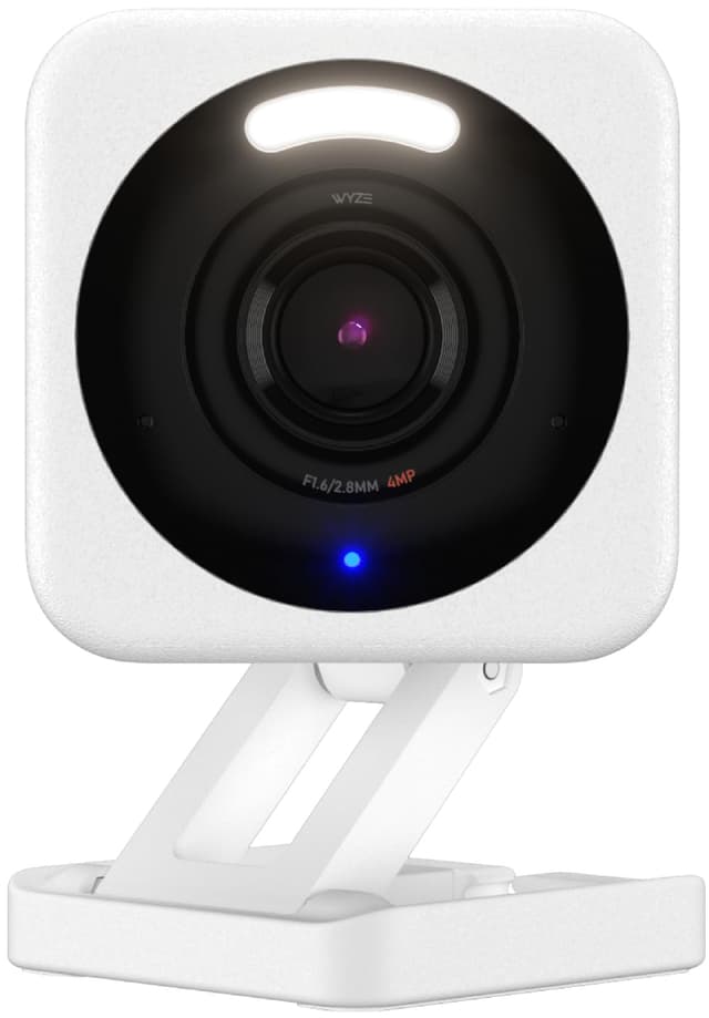 WYZE Cam v4 (Latest Model), 2.5K AI Security Camera, Indoor/Outdoor Cameras for Home Security, Baby Monitor & Pet Camera, Vibrant Color Night Vision, No Subscription Required, Free Expert Help