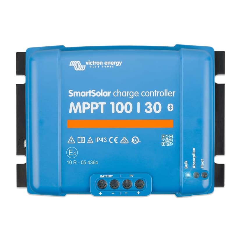 Victron Energy SmartSolar MPPT Solar Charge Controller (Bluetooth) - Charge Controllers for Solar Panels - 100V, 30 amp, 12/24-Volt