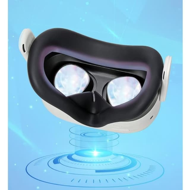 Silicone Case for Meta Quest 3s,Soft Face Cover Virtual Reality Accessories, Q3s VR Facial Skin 1 pcs