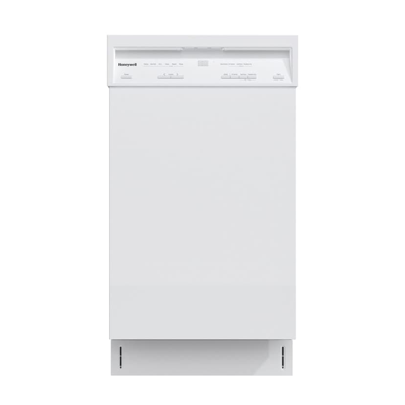 Honeywell 18 Inch Dishwasher with 8 Place settings, 6 Washing Programs, Stainless Steel Tub, UL/Energy Star- White