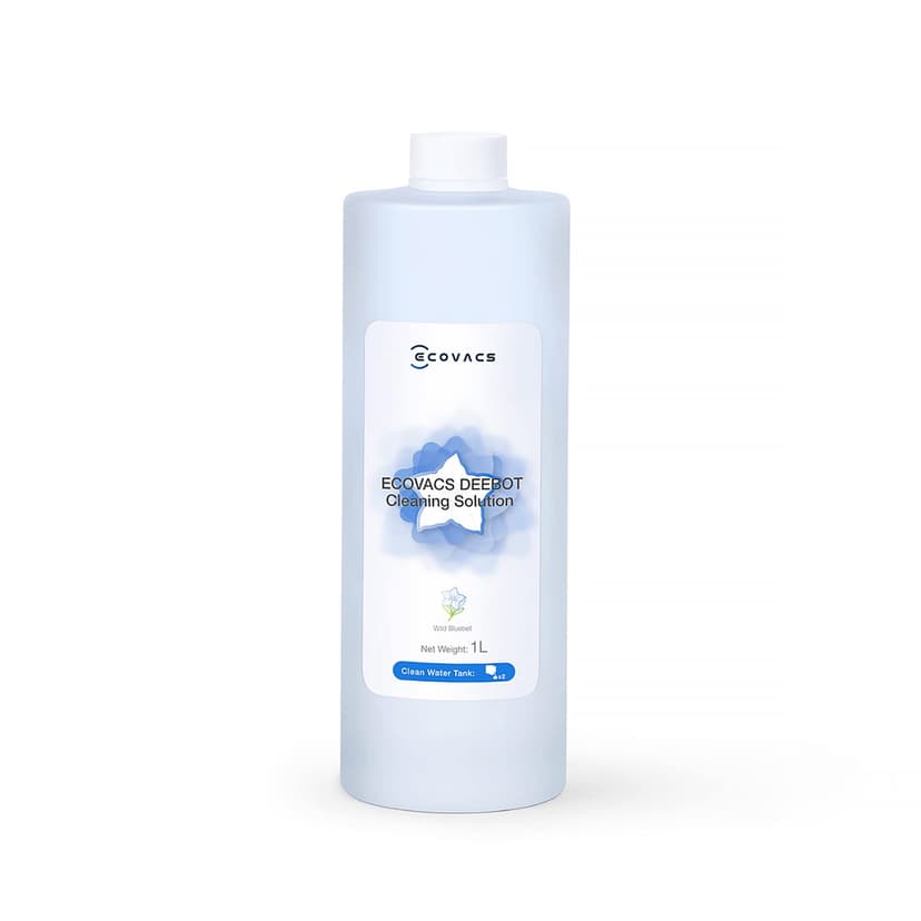 ECOVACS Multi-Surface Floor Cleaning Solution, Compatible with DEEBOT X11 OMNI Cyclone / X9 PRO OMNI / T80 OMNI / T50 PRO OMNI / N30 Series / N20 Series and all other Robot Vacuum Cleaners, 1L