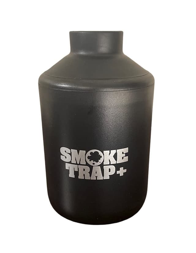 Smoke Trap + | Personal Air Filter (Sploof) - Replaceable Filters - Long Lasting Smoke Filter 500+ Uses With Easy Exhale - Filters Have Zero Plastic Waste - (Black)