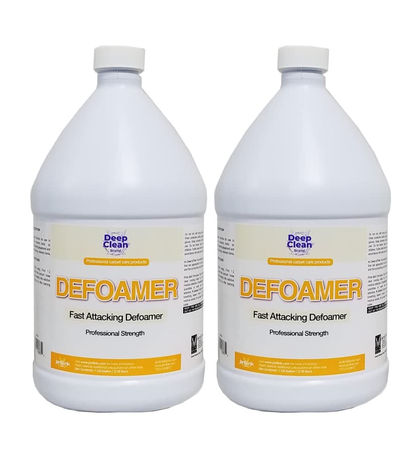 JANILINK Commercial Strength Deep Clean Carpet Defoamer 1 GAL [Pack of 2]
