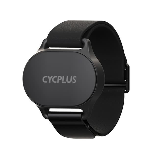 CYCPLUS Heart Rate Monitor Armband,Bluetooth 5.1 ANT+ HR Monitor with HR Zone LED Indicator, IP67 Waterproof, Use for Running Cycling Gym and Other Sports (2025 Upgraded Model)