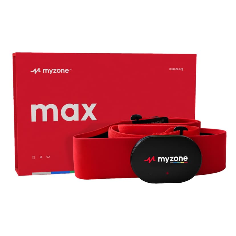 Myzone Max - Physical Activity Fitness Tracker for Your Chest – Bluetooth Connectivity and Waterproof Device for Sport and Fitness Activities