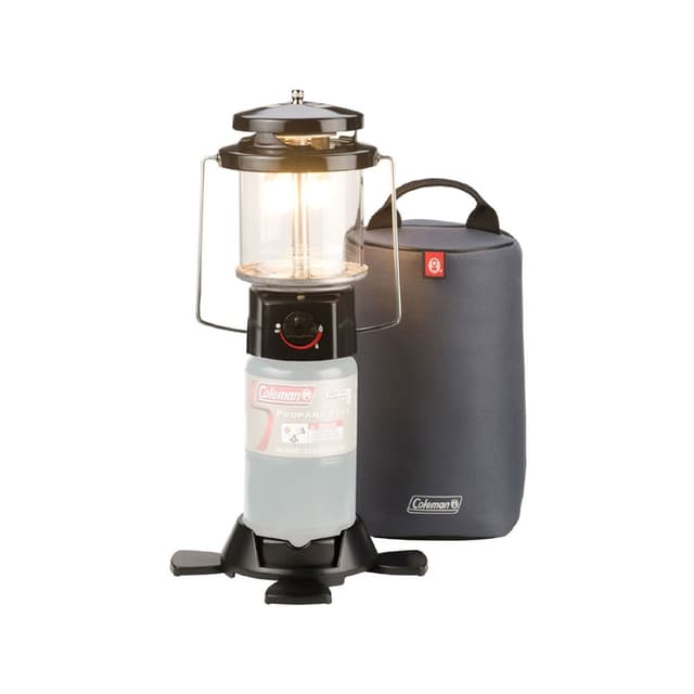 Coleman Deluxe PerfectFlow Propane Lantern with Plush Carry Case, 970 Lumens Lantern with Adjustable Brightness & Carry Case for Easy Packing & Storage, Great for Camping, Power Outage, & More