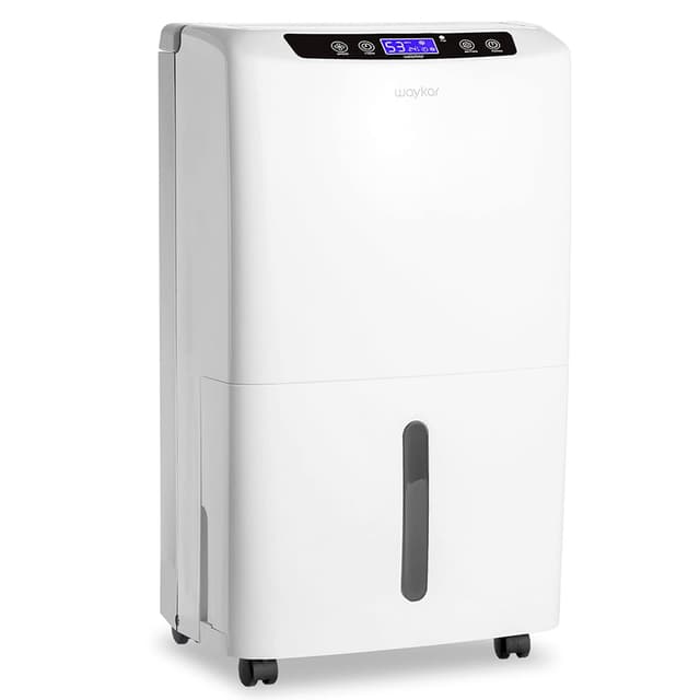 Waykar 2000 Sq. Ft. 2025 Energy Star Dehumidifier for Home and Basements, with Auto or Manual Drainage, 0.66 Gallon Water Tank Capacity