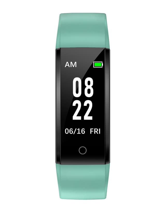 GRV Fitness Tracker Non Bluetooth Fitness Watch No App No Phone Required Waterproof Pedometer Watch with Steps Calories Counter Sleep Tracker for Men Women Parents (Green)