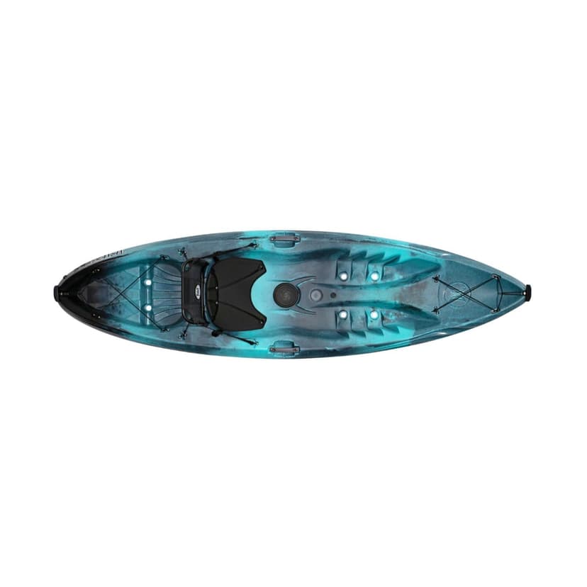 Perception - Tribe 9.5 - Sit on Top Kayak - Large Rear Storage with Tie Downs - 9.5 - Dapper