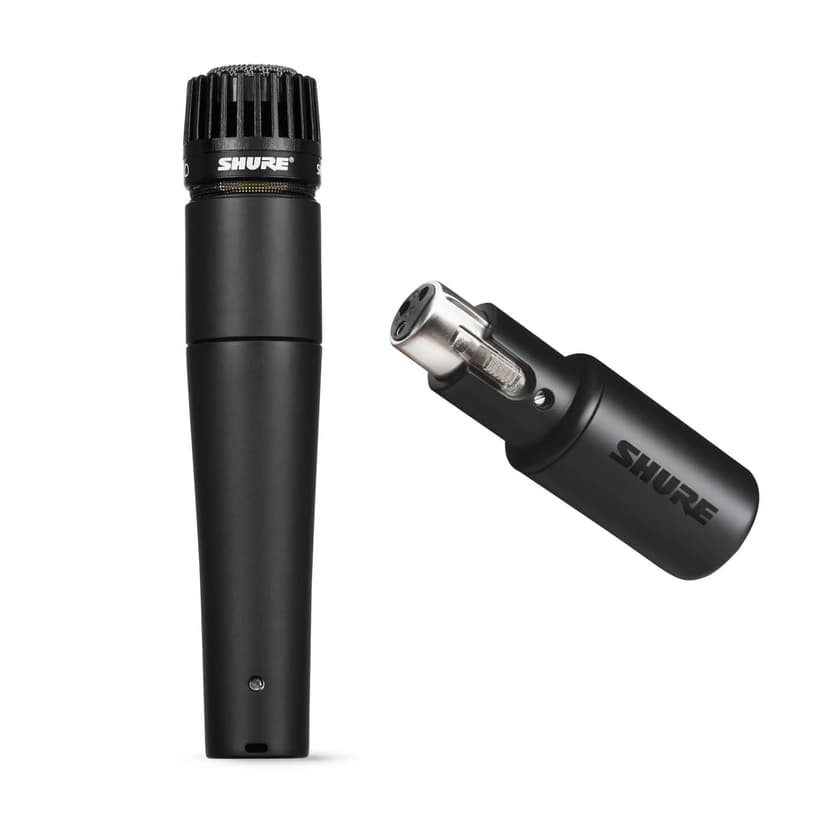 Shure MVX2U + Shure SM57
