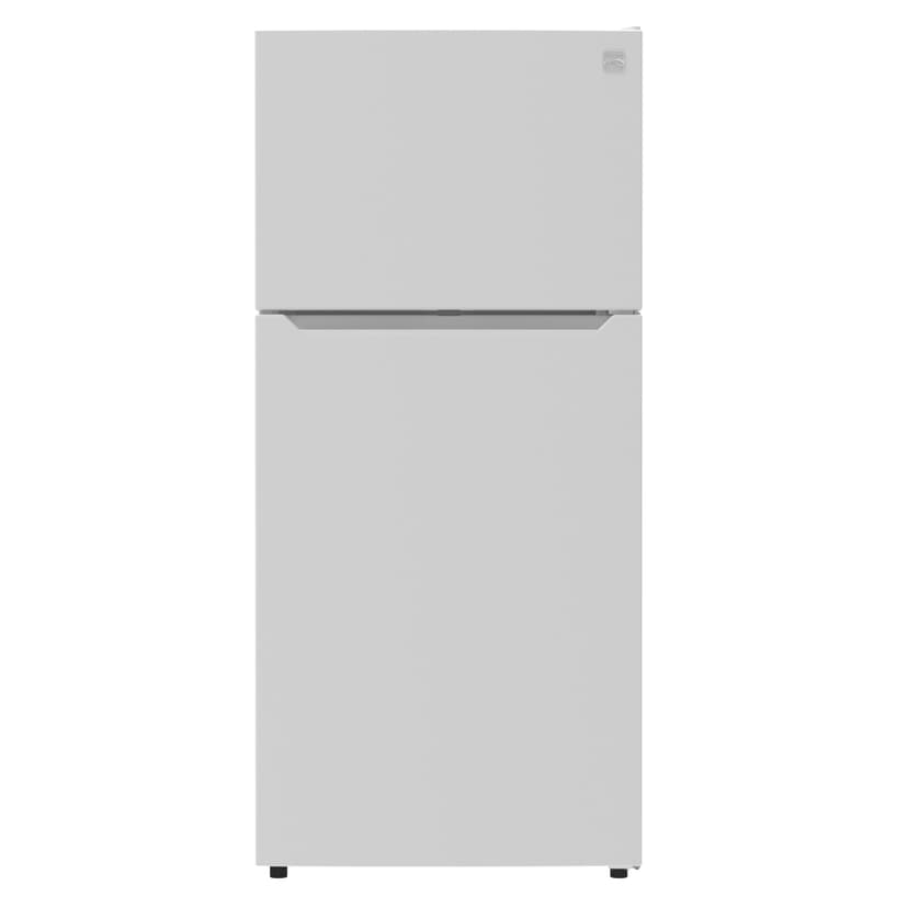 Kenmore 30" Top Mount Refrigerator with Freezer - Adjustable Shelving, Humidity-Controlled Crispers, LED Lighting, ENERGY STAR Certified, Garage Ready, 18.1 cu. ft. Capacity - White