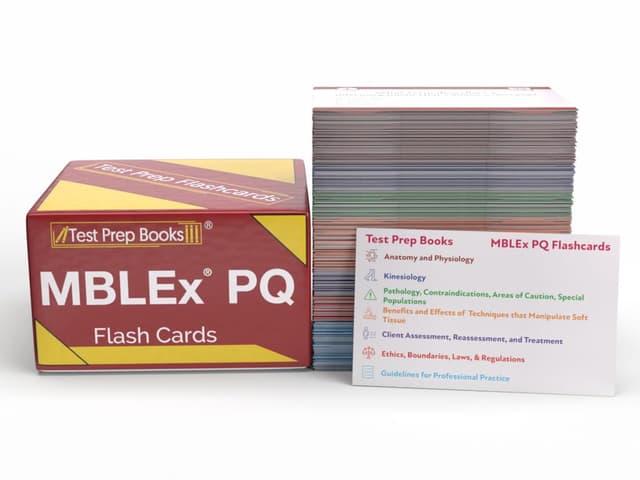 MBLEx Practice Question Flashcards: MBLEx Test Prep Flash Cards 2023-2024 for The FSMTB MBLEx Exam