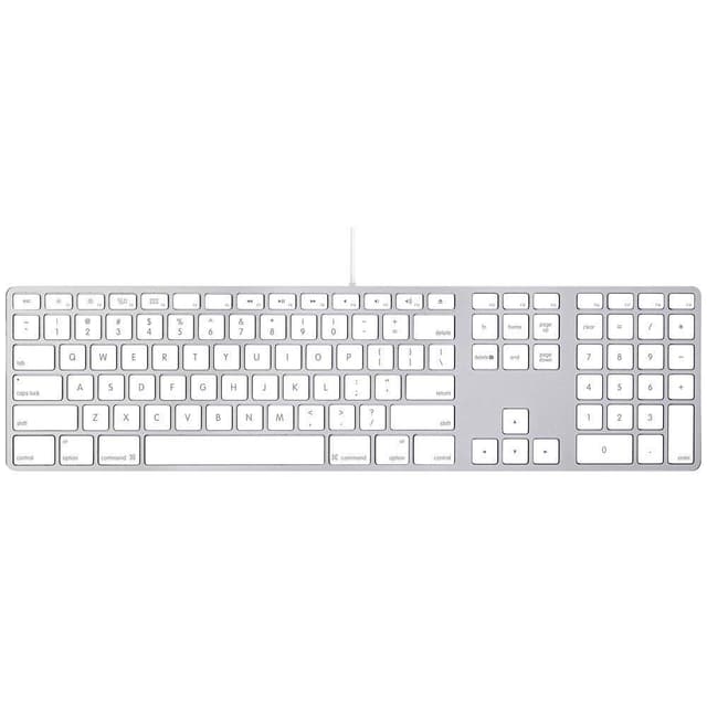 Apple Wired Keyboard with Numeric Keypad Compatible with Mac OS X v.10.6.8 & later Versions (MB110LL/B) (Renewed)