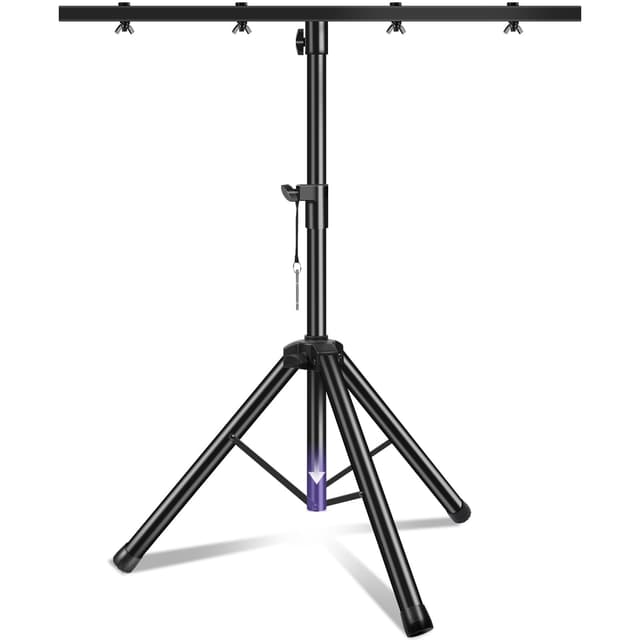 PPH-Sisy DJ Light Stand Heavy Duty Par Can Tripod T-Bar Stage Lights Stand Adjustable 39-70 Inch DJ Lighting Tripod Mount
