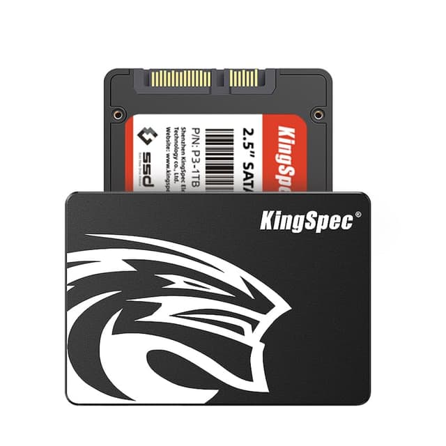 KingSpec 512GB 2.5 SSD SATA III Internal - 550MB/s Read, 520MB/s Write with 3D NAND Flash, for Laptop & Desktop PC Upgrade