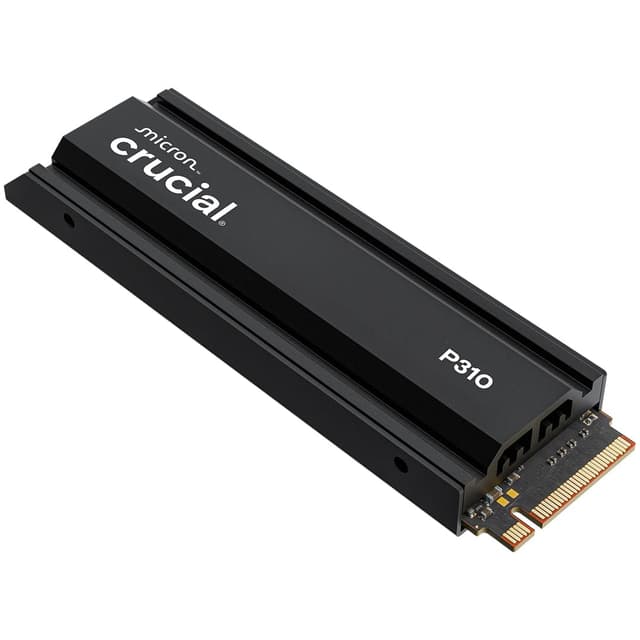 Crucial P310 2280 2TB PCIe Gen4 NVMe Gaming PS5 SSD with Heatsink, Up to 7,100MB/s, PlayStation5, Laptop & Desktop (PC) Compatible, Solid State Drive - CT2000P310SSD5-01