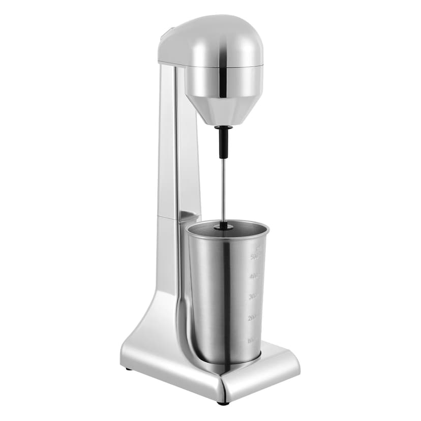 Commercial Electric Milkshake Maker, Stainless Steel Milk Shakes Machine, Cocktail Tea Drink Mixer Smoothie Malt Blender, Single Head Stand Mixer, 2 Speeds w/500ml Stainless Steel Cup, 23000r/Min